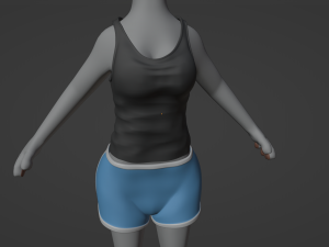 Sara Anthro Rabbit 3D 模型