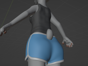 Sara Anthro Rabbit 3D 模型