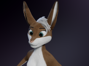 Carly Anthro Rabbit 3D मॉडल