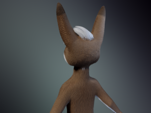 Carly Anthro Rabbit 3D मॉडल