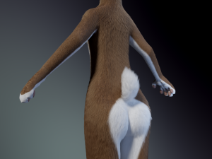 Carly Anthro Rabbit 3D मॉडल