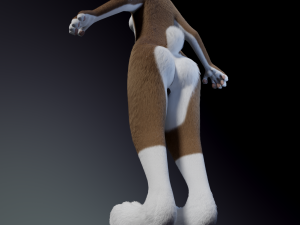 Carly Anthro Rabbit 3D मॉडल