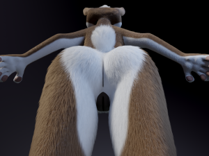 Carly Anthro Rabbit 3D मॉडल