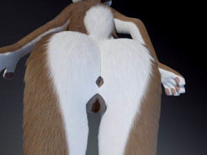 Carly Anthro Rabbit 3D मॉडल