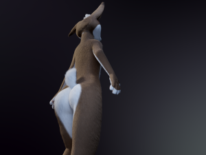 Carly Anthro Rabbit 3D मॉडल