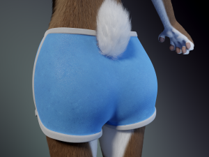 Carly Anthro Rabbit 3D मॉडल