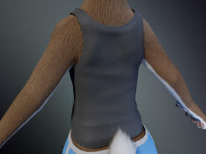 Carly Anthro Rabbit 3D मॉडल