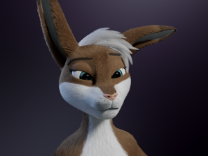 Carly Anthro Rabbit 3D मॉडल