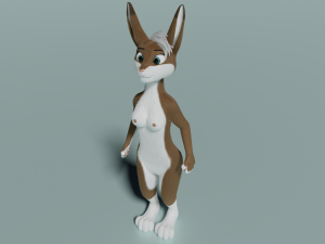 Carly Anthro Rabbit 3D मॉडल