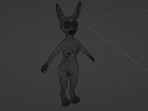 Carly Anthro Rabbit 3D मॉडल