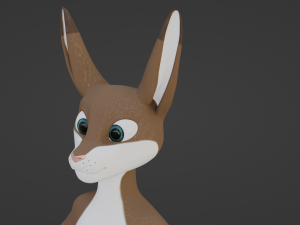 Carly Anthro Rabbit 3D मॉडल