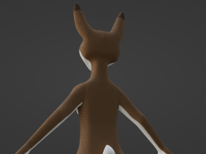 Carly Anthro Rabbit 3D मॉडल