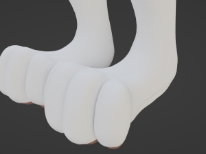 Carly Anthro Rabbit 3D मॉडल