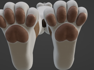 Carly Anthro Rabbit 3D मॉडल