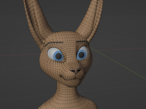 Carly Anthro Rabbit 3D मॉडल