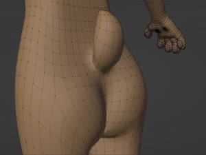 Carly Anthro Coniglio Modello 3D