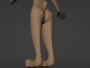 Carly Anthro Rabbit 3D मॉडल