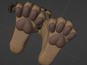 Carly Anthro Rabbit 3D मॉडल