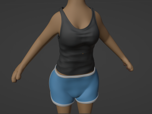 Carly Anthro Rabbit 3D मॉडल