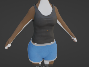 Carly Anthro Rabbit 3D मॉडल