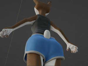 Carly Anthro Rabbit 3D मॉडल