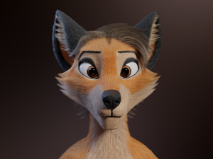 Dakota Anthro Fox Modelo 3D