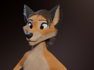 Dakota Anthro Fox Modelo 3D