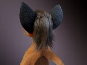 Dakota Anthro Fox 3D Model