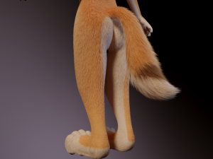 Dakota Anthro Fox Modelo 3D