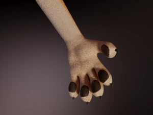 Dakota Anthro Fox 3D Model