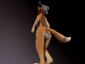 Dakota Anthro Fox Modelo 3D