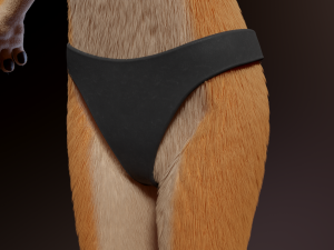 Dakota Anthro Fox Modelo 3D