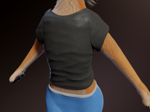 Dakota Anthro Fox Modelo 3D