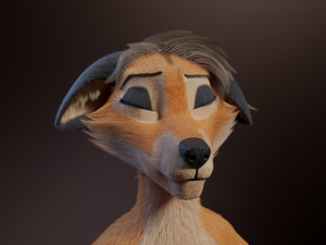 Dakota Anthro Fox Modelo 3D