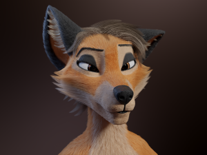 Dakota Anthro Fox Modelo 3D