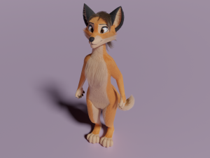 Dakota Anthro Fox Modelo 3D