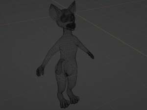 Dakota Anthro Fox Modelo 3D