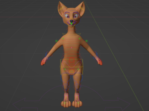 Dakota Anthro Fox Modelo 3D