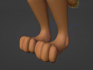 Dakota Anthro Fox 3D Model