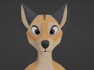 Dakota Anthro Fox Modelo 3D