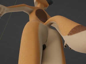 Dakota Anthro Fox Modelo 3D