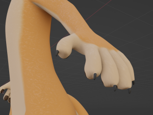 Dakota Anthro Fox Modelo 3D