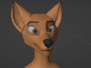 Dakota Anthro Fox Modelo 3D
