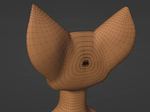 Dakota Anthro Fox 3D Model