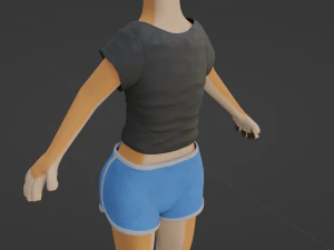 Dakota Anthro Fox 3D Model