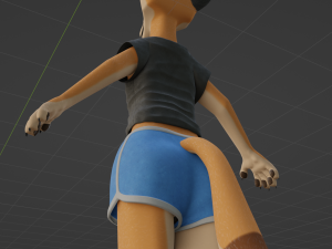 Dakota Anthro Fox Modelo 3D