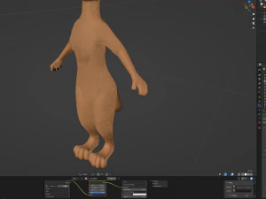 Dakota Anthro Fox 3D Model