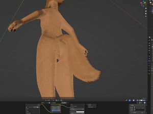 Dakota Anthro Fox 3D Model