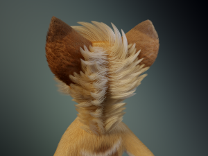 Jully Anthro Fox 3D Model