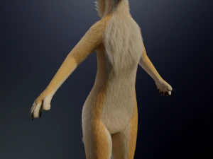 Jully Anthro Fox Modello 3D